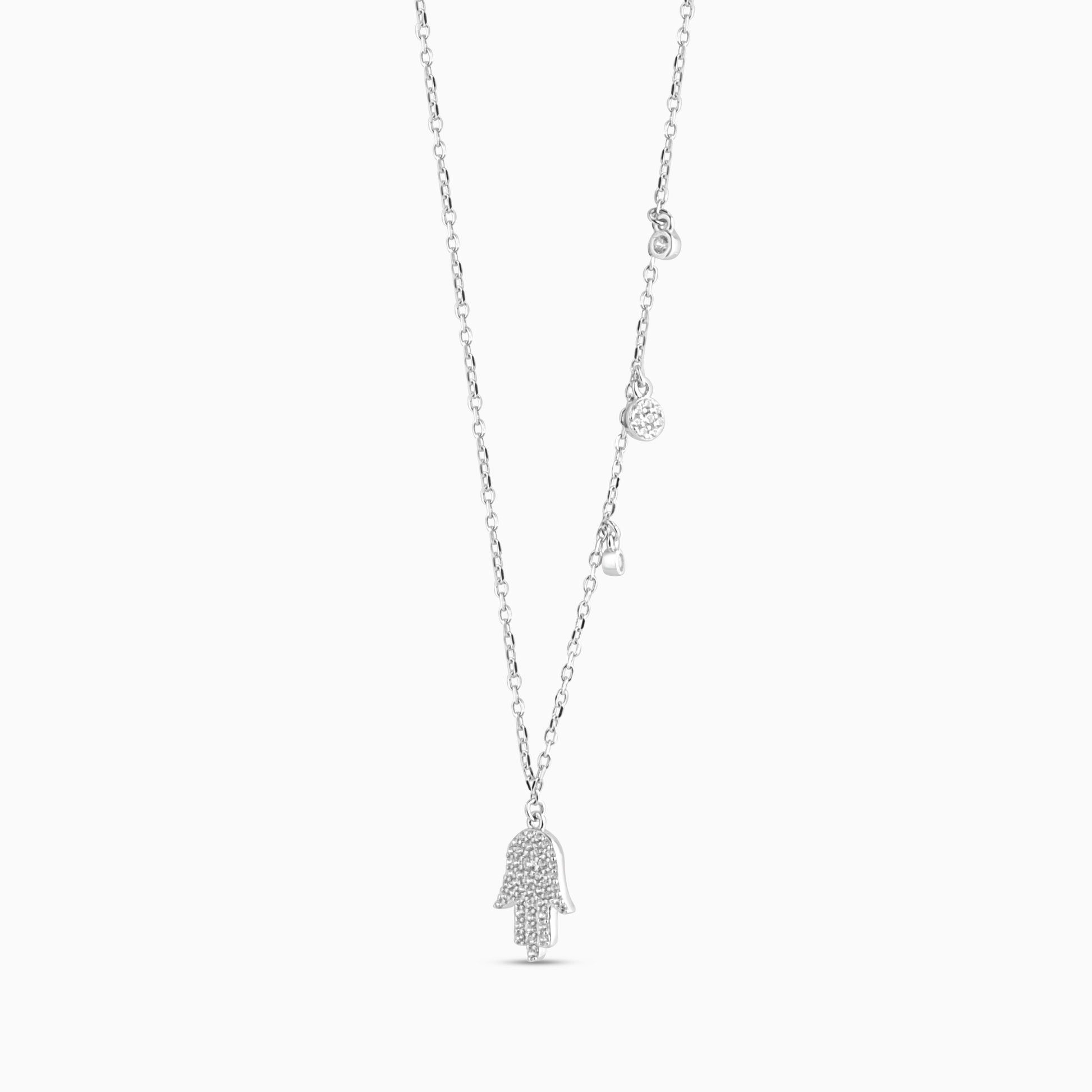 Safiya Hamsa Charm Necklace