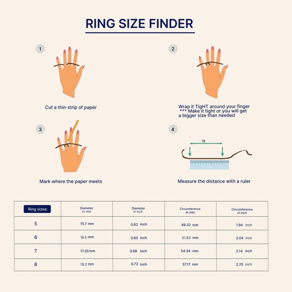 Celeste V-Curve Ring
