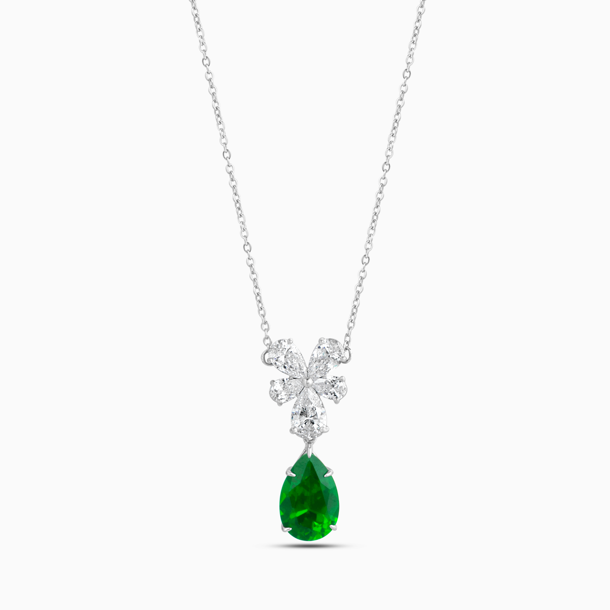 Emerald Bloom Necklace