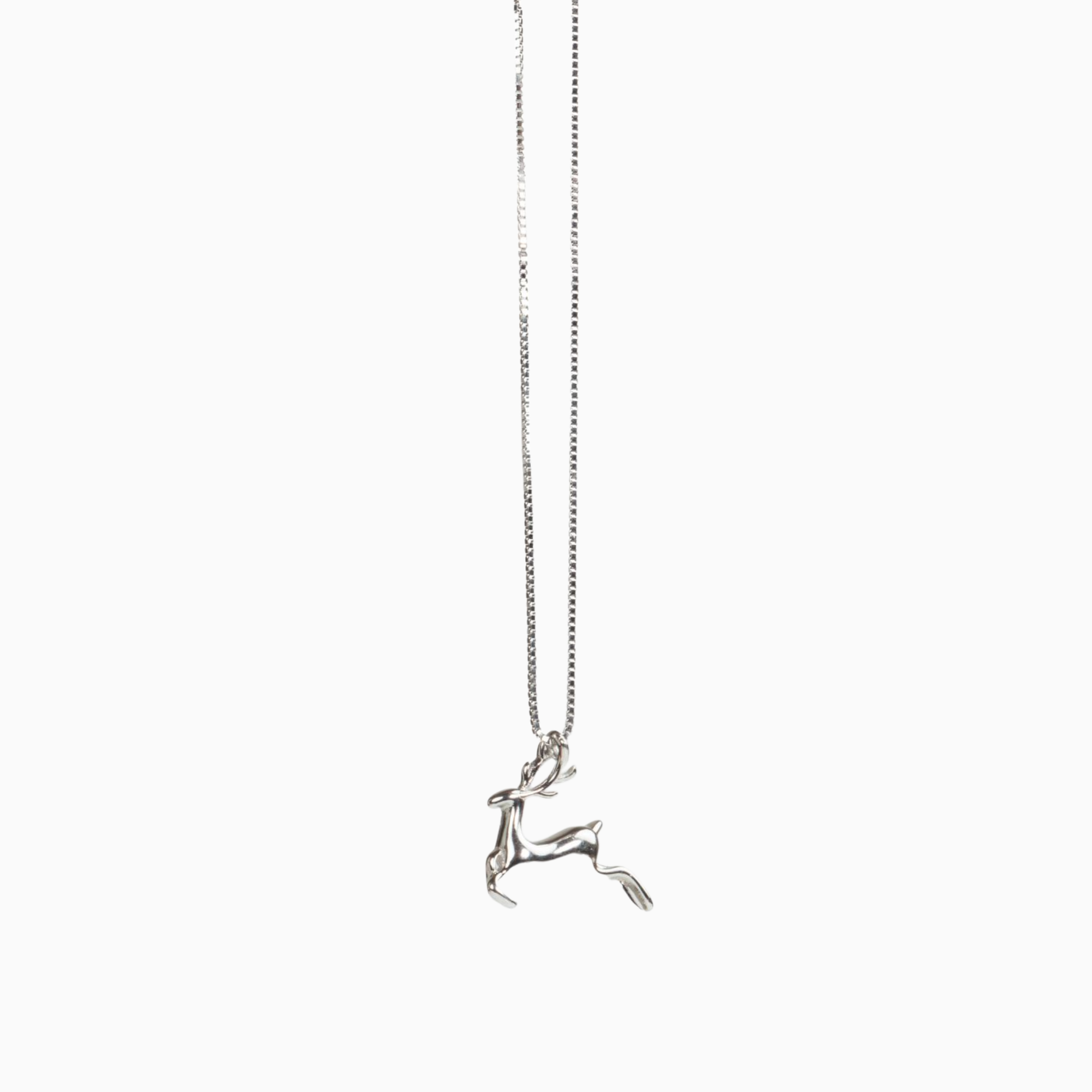 Celeste Deer Pendant Necklace