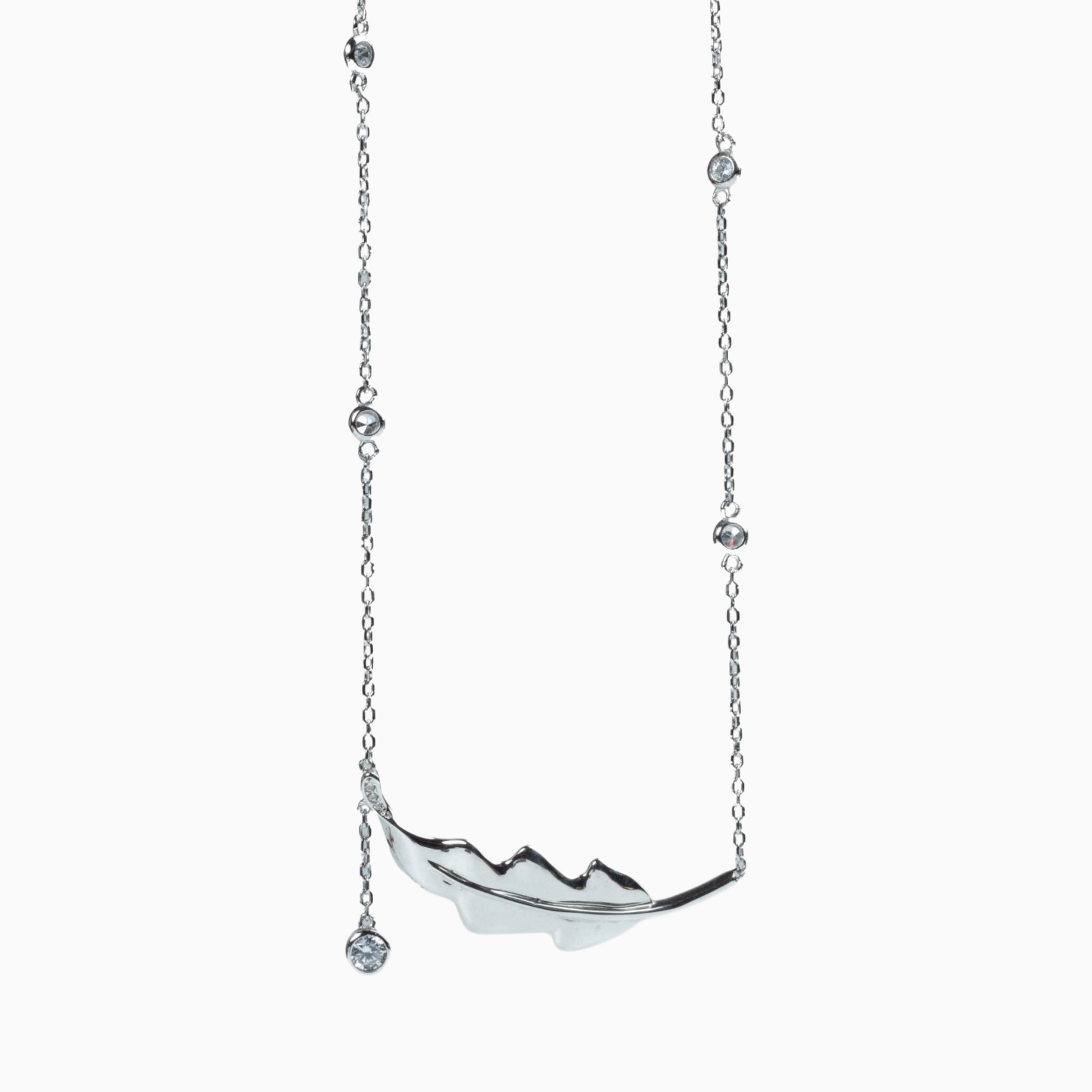 Celeste Feather Whisper Necklace