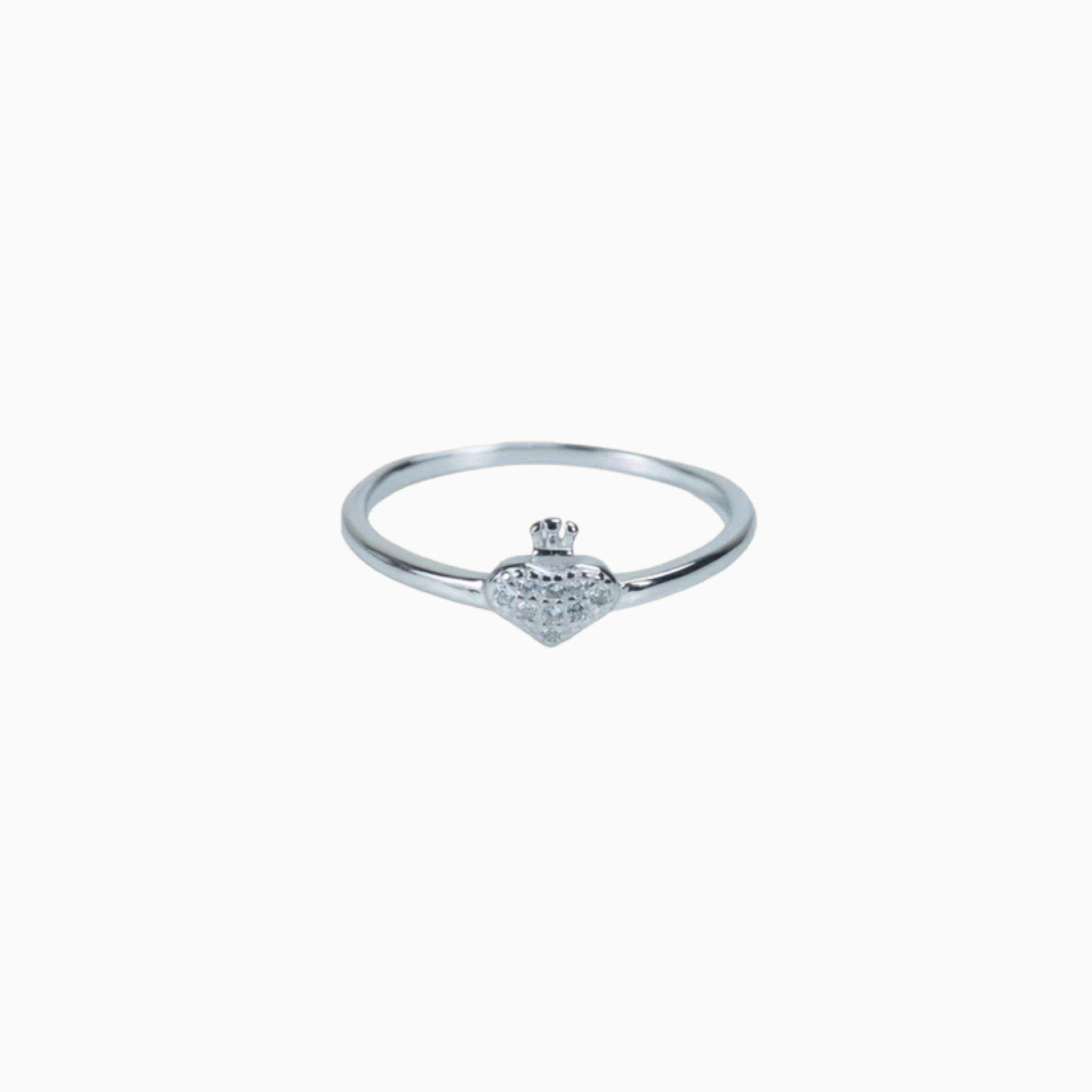 Regina Crowned Heart Ring