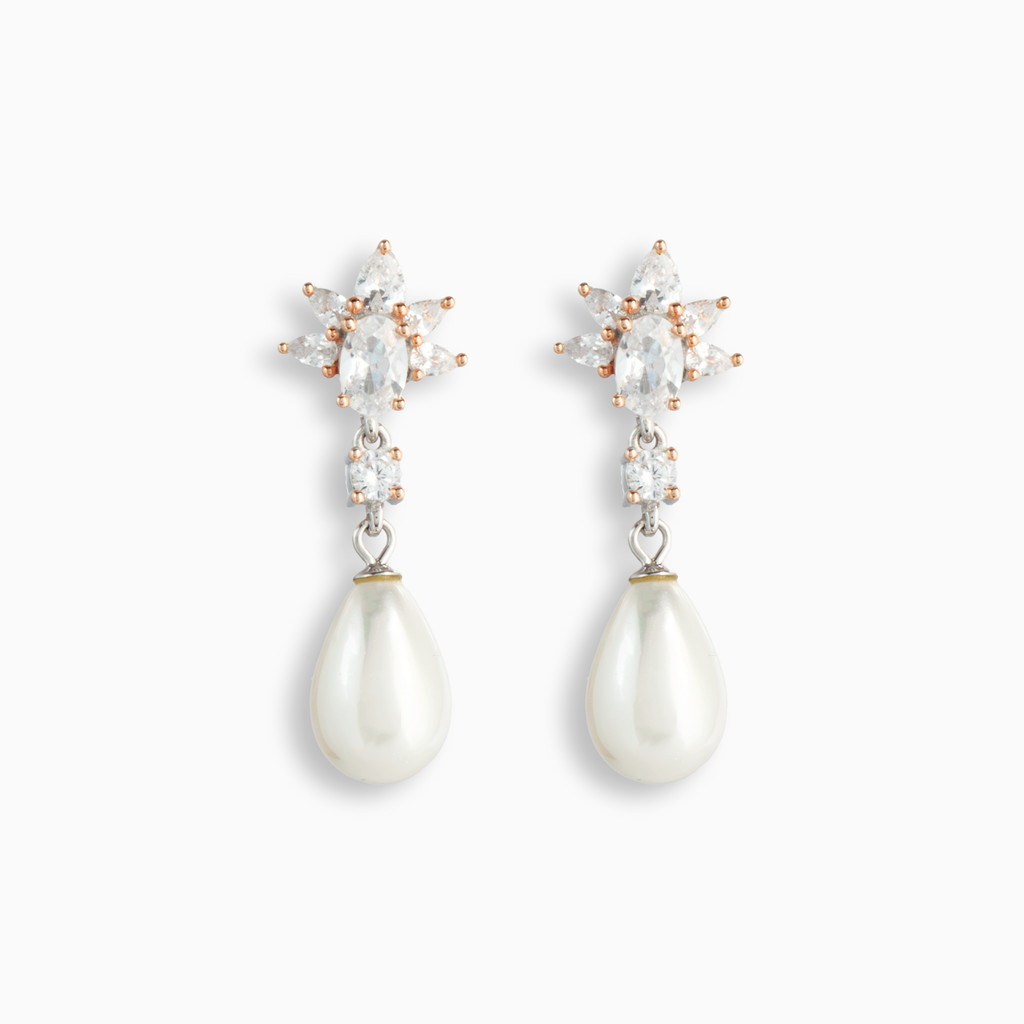 Lunara Pearl Drop Earrings
