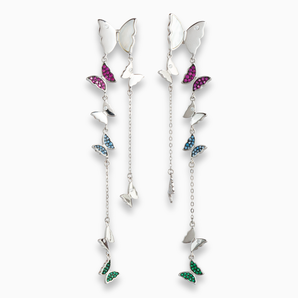 Celestia Butterfly Cascade Earrings