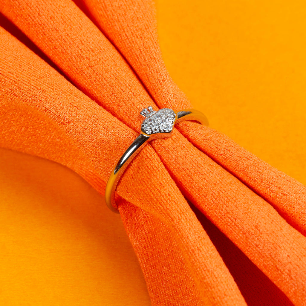 Regina Crowned Heart Ring