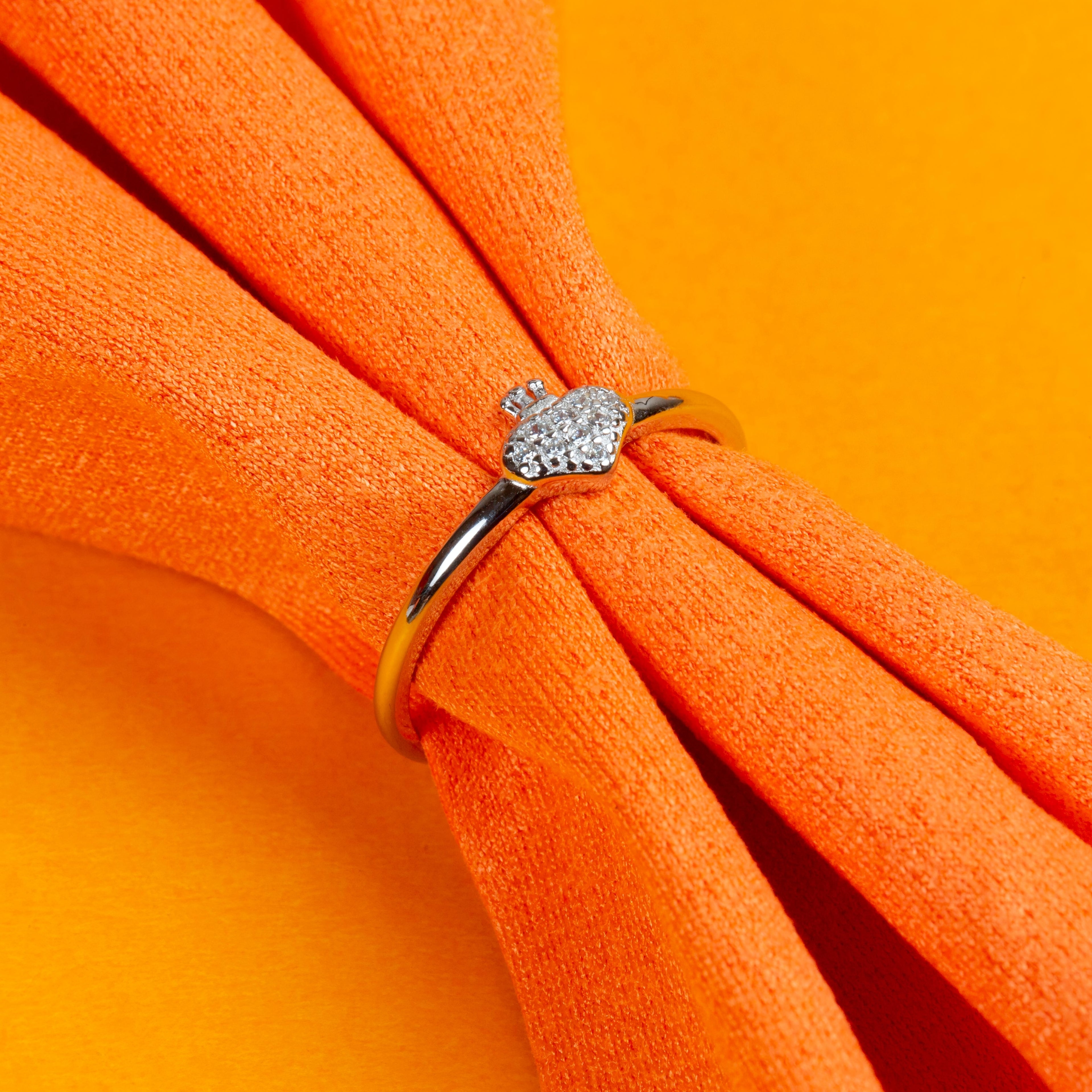Regina Crowned Heart Ring