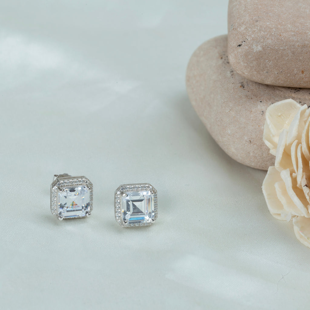 Celestia Emerald Radiance Studs