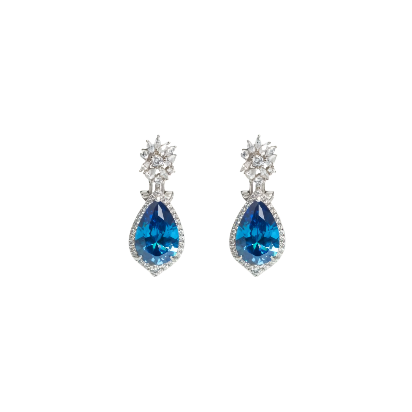 Sapphire Raindrop Earrings
