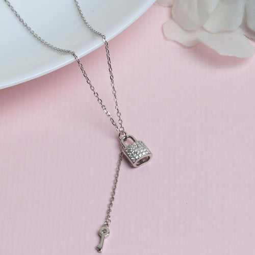 Amora Lock & Key Necklace