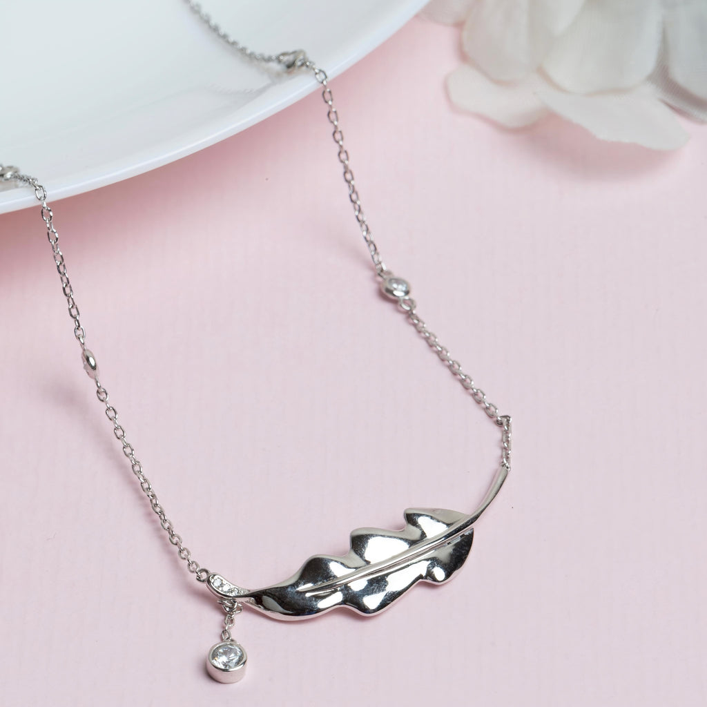 Celeste Feather Whisper Necklace