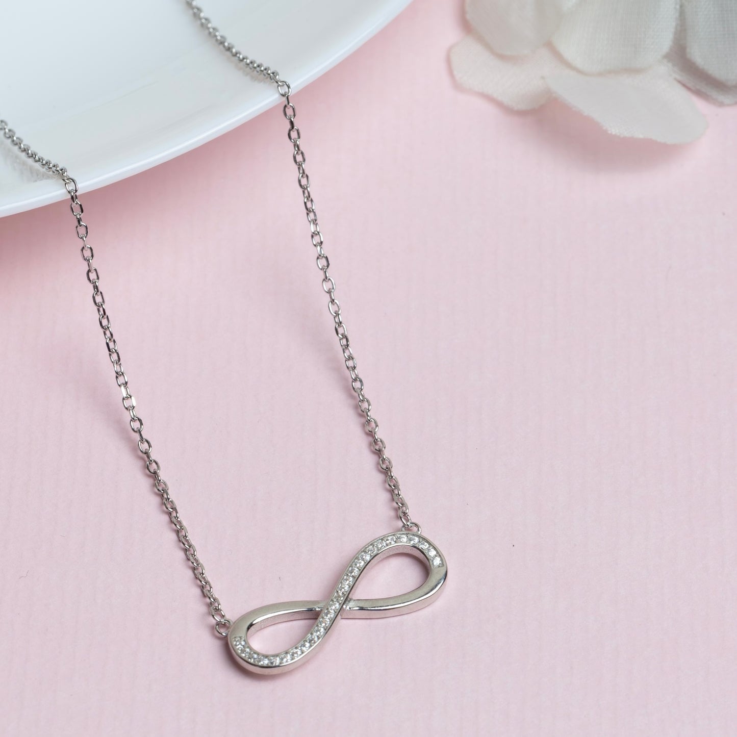 Sparkling Infinity Necklace