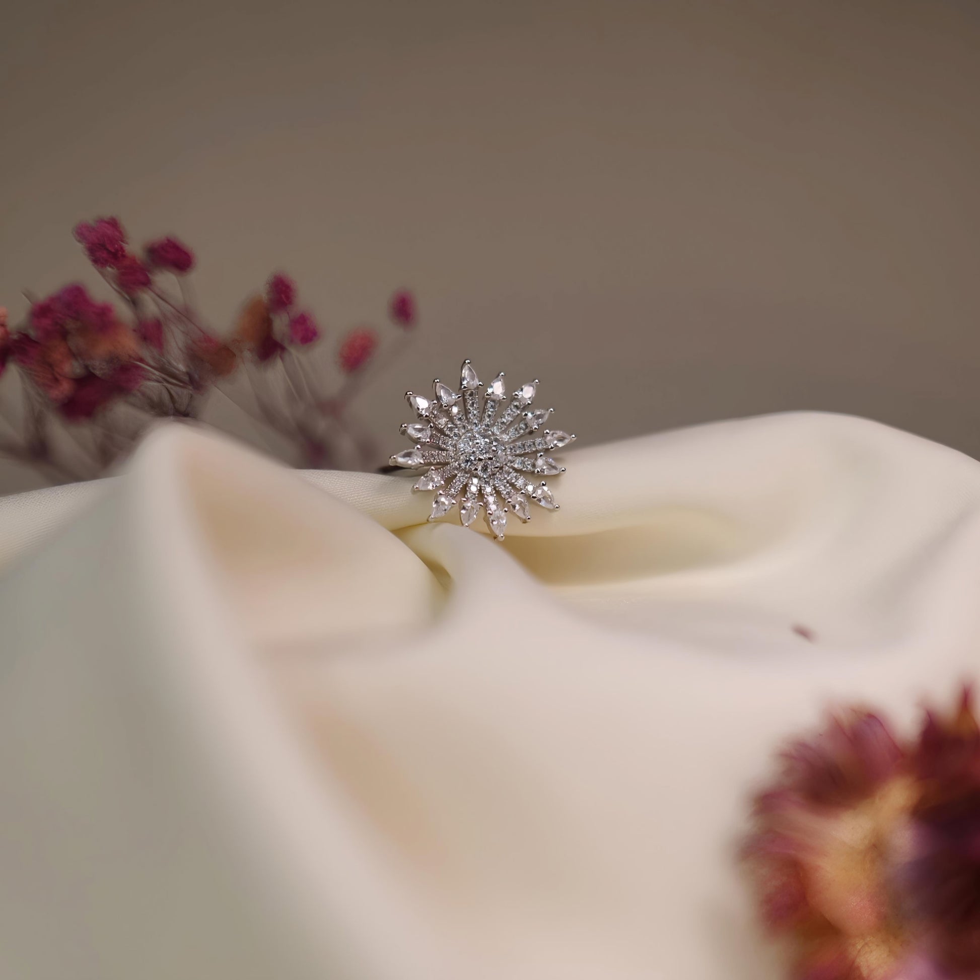 Solara Radiant Bloom Ring