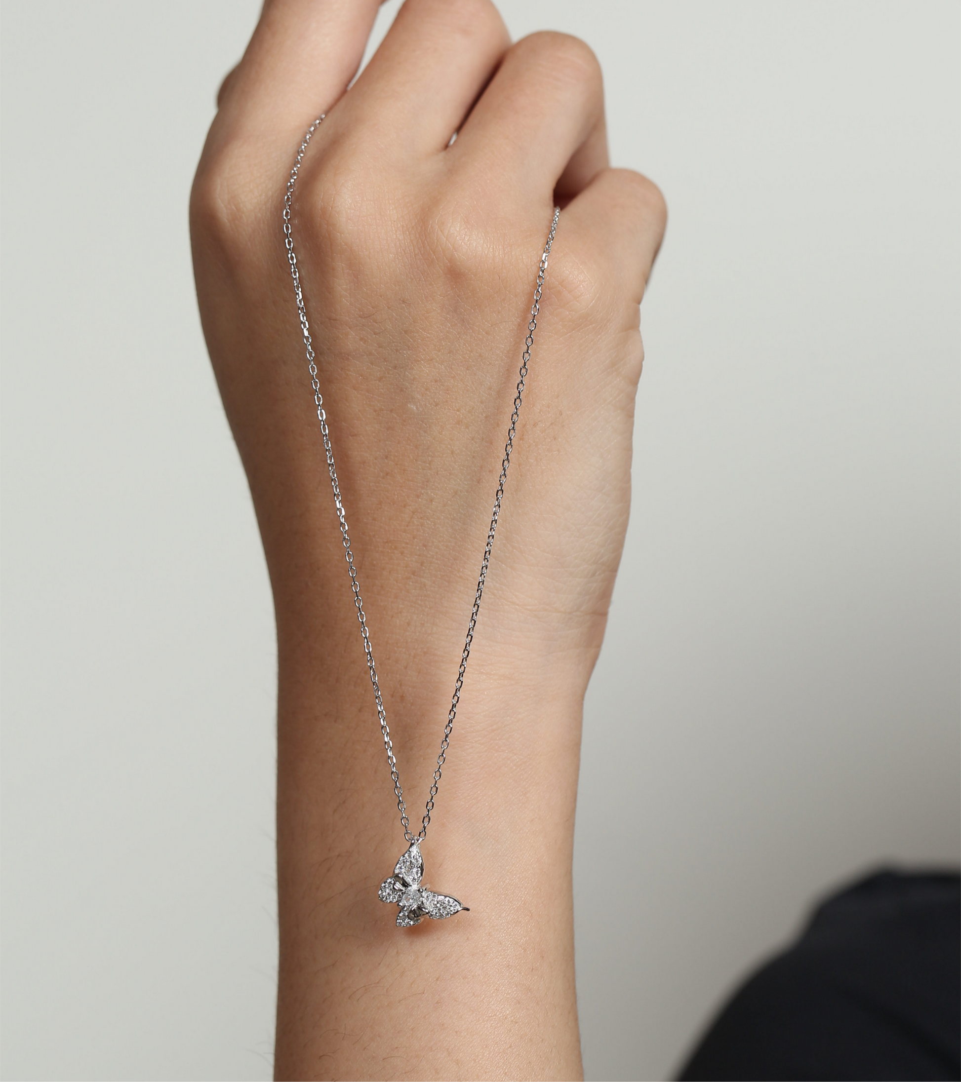 Luna Butterfly Pendant Necklace