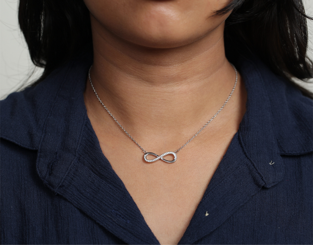 Eterna Infinity Charm Necklace