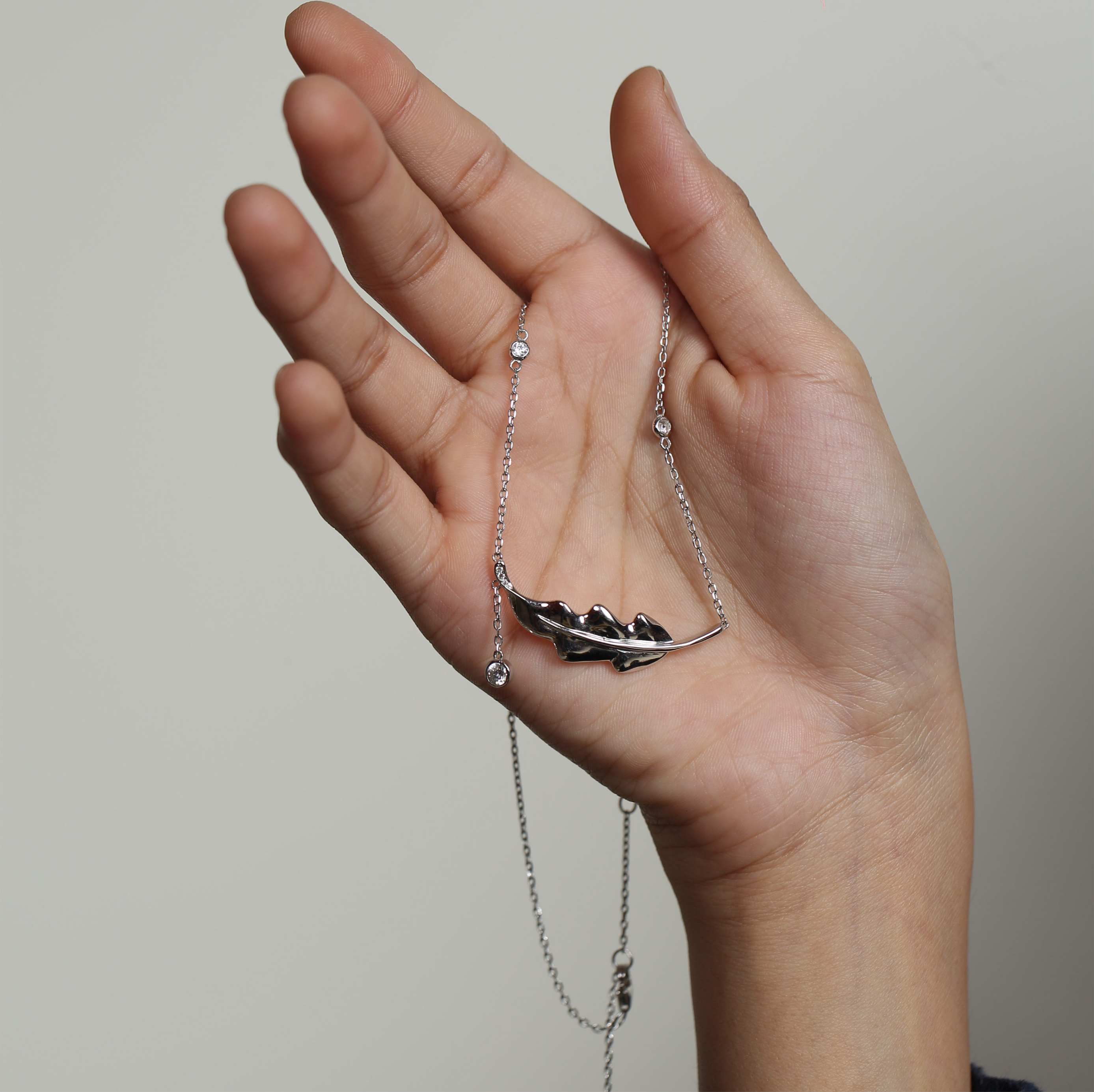 Celeste Feather Whisper Necklace