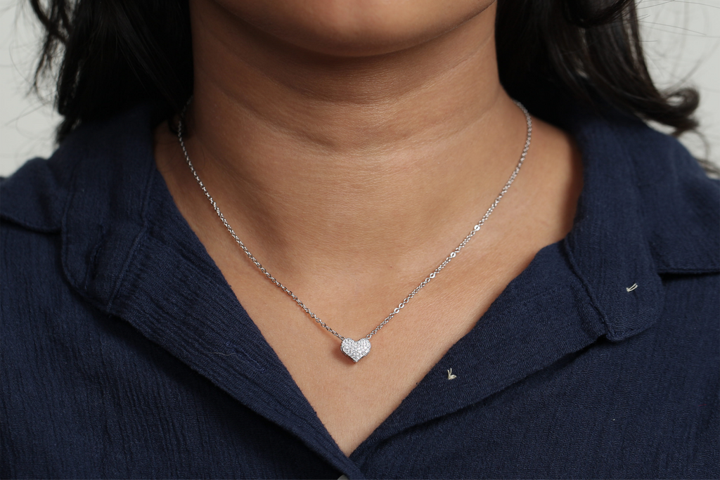 Sparkle Heart Necklace