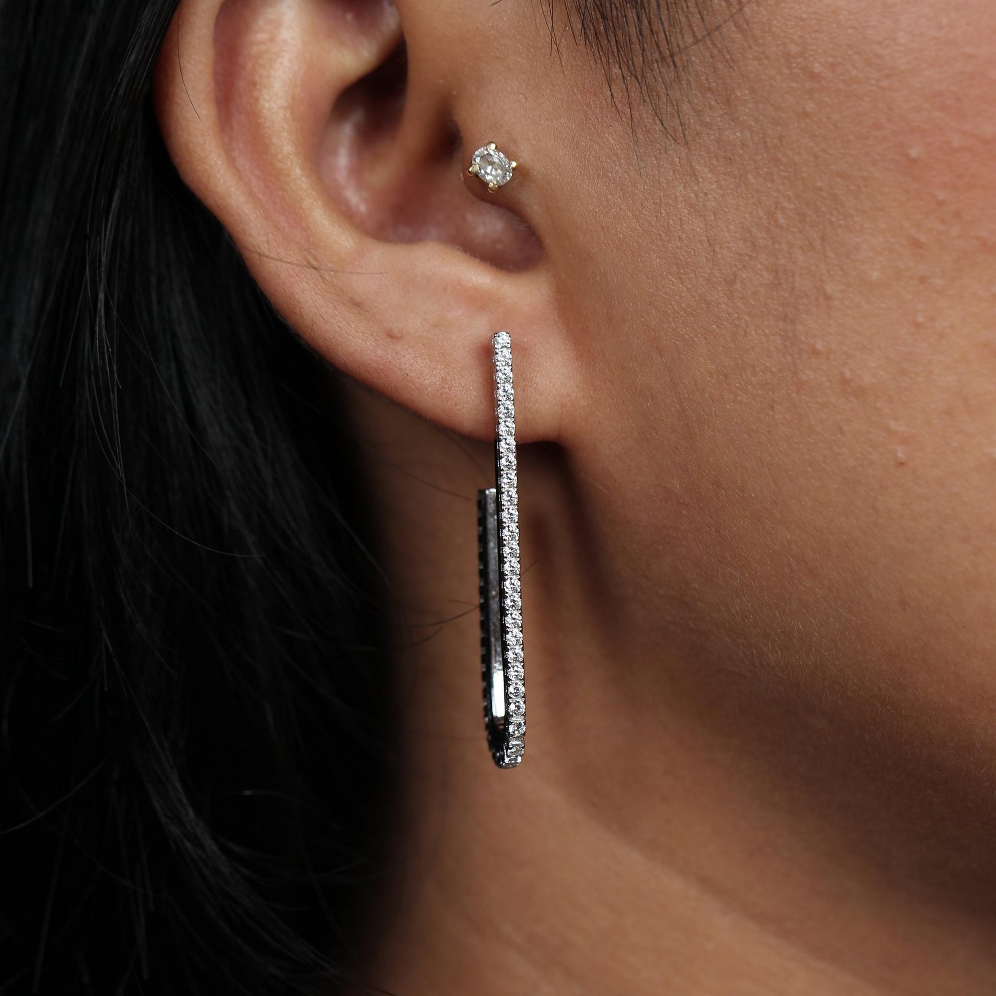 Luna Loop Drop Earrings