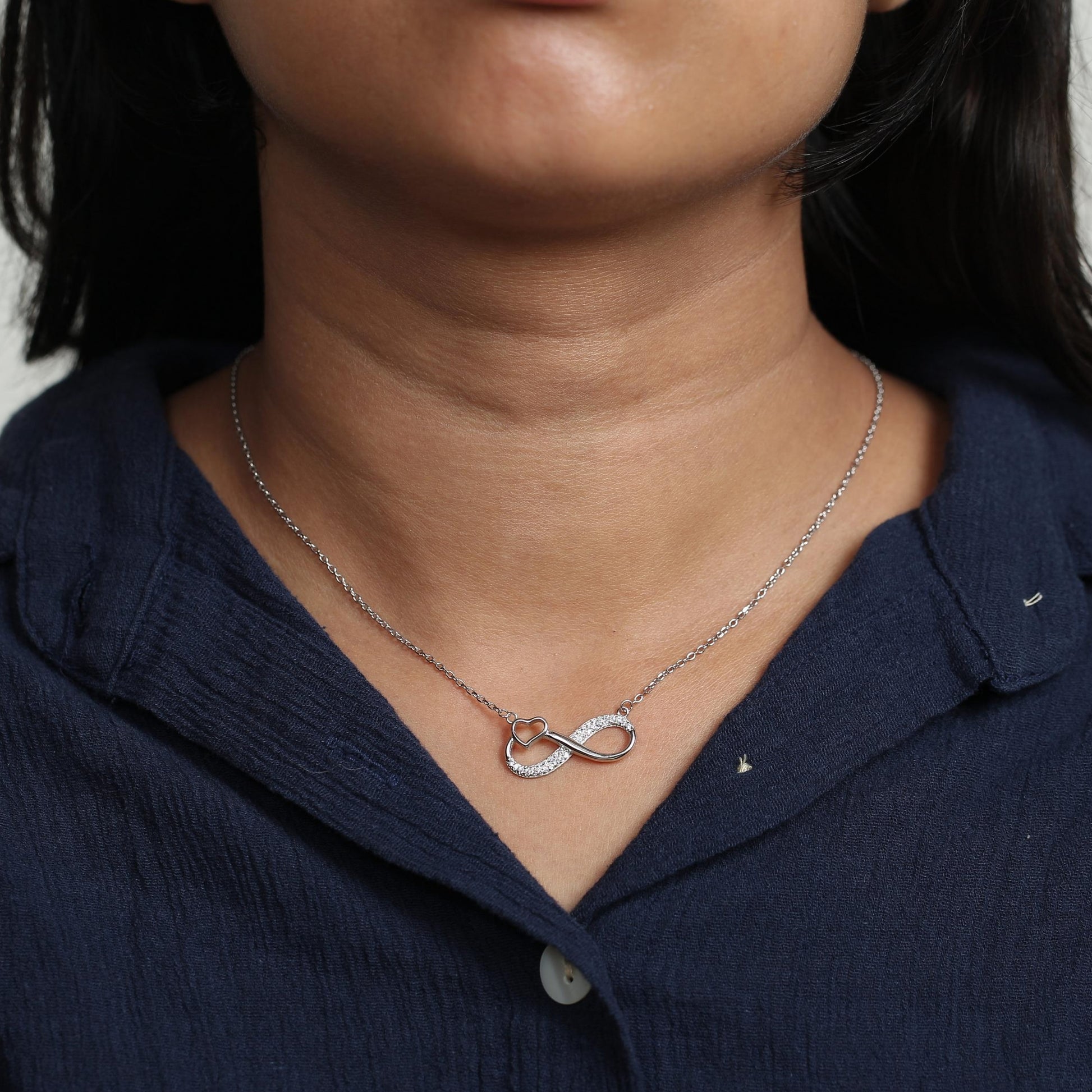 Everlyn Infinity Heart Necklace