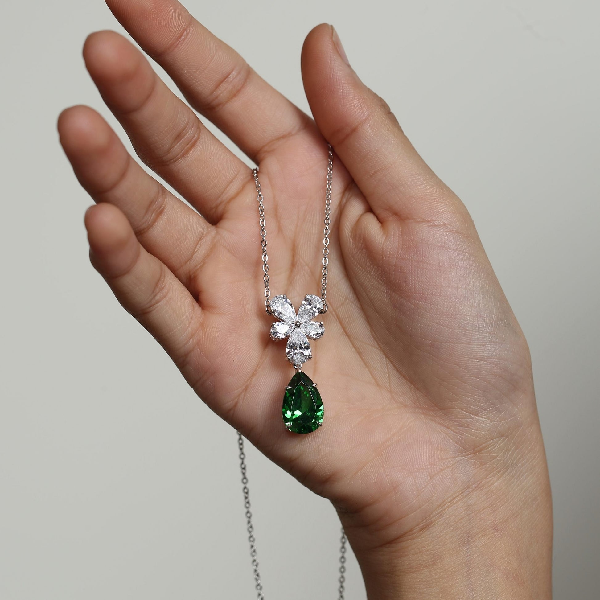 Emerald Bloom Necklace