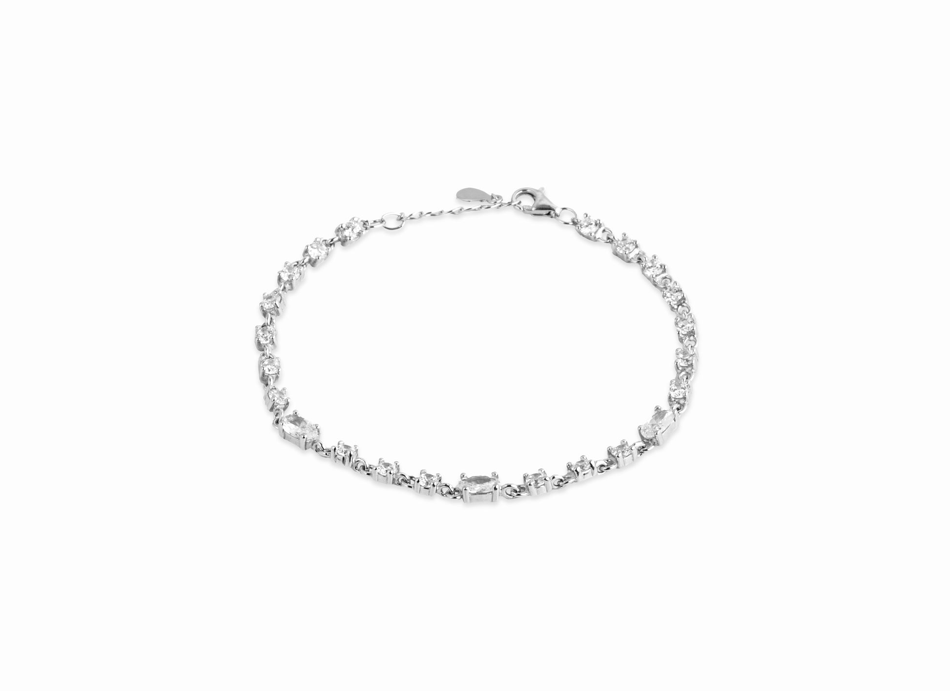 Elysian Oval-Cut Crystal Bracelet