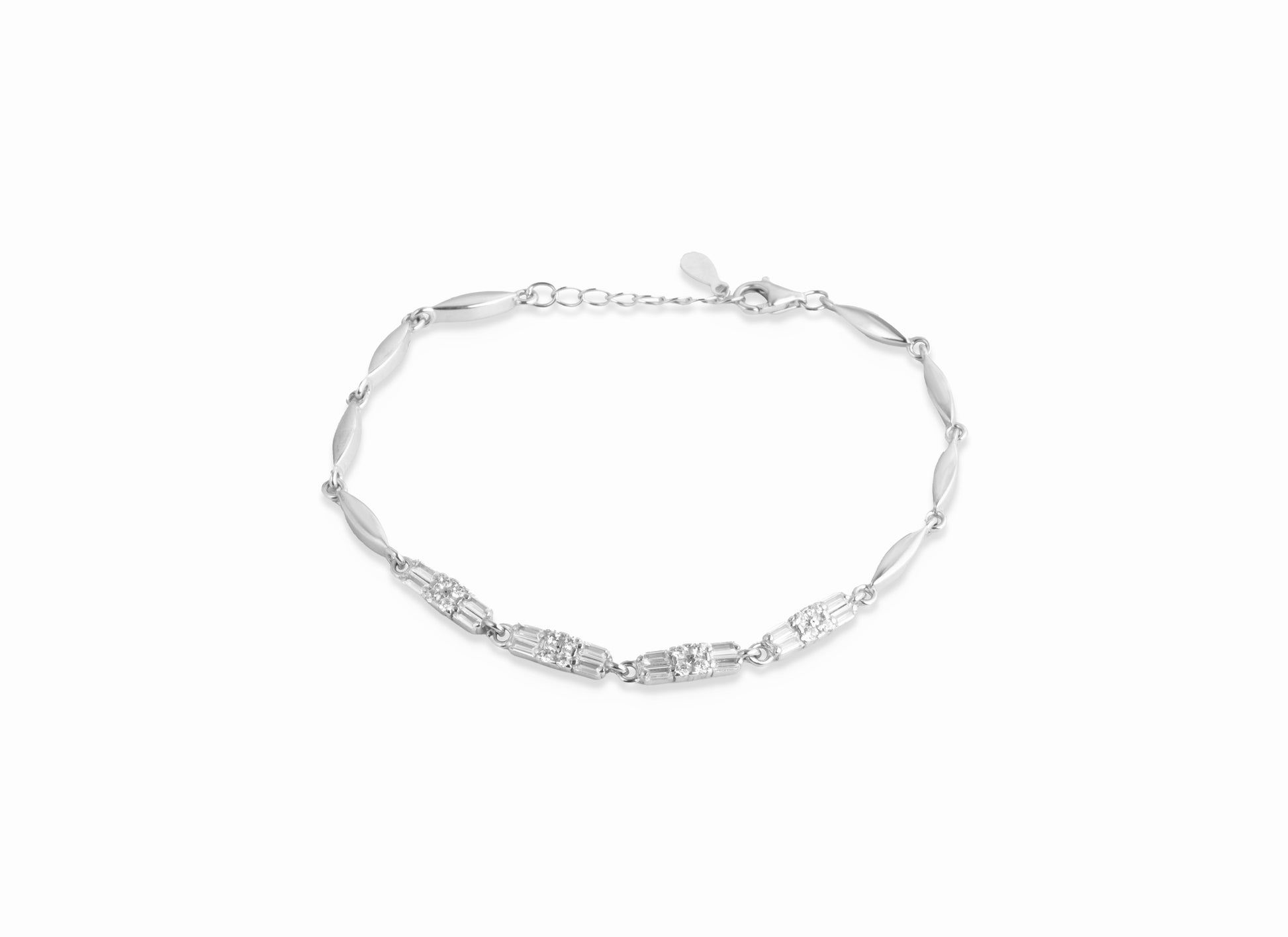 Aurora Baguette Art Deco Bracelet